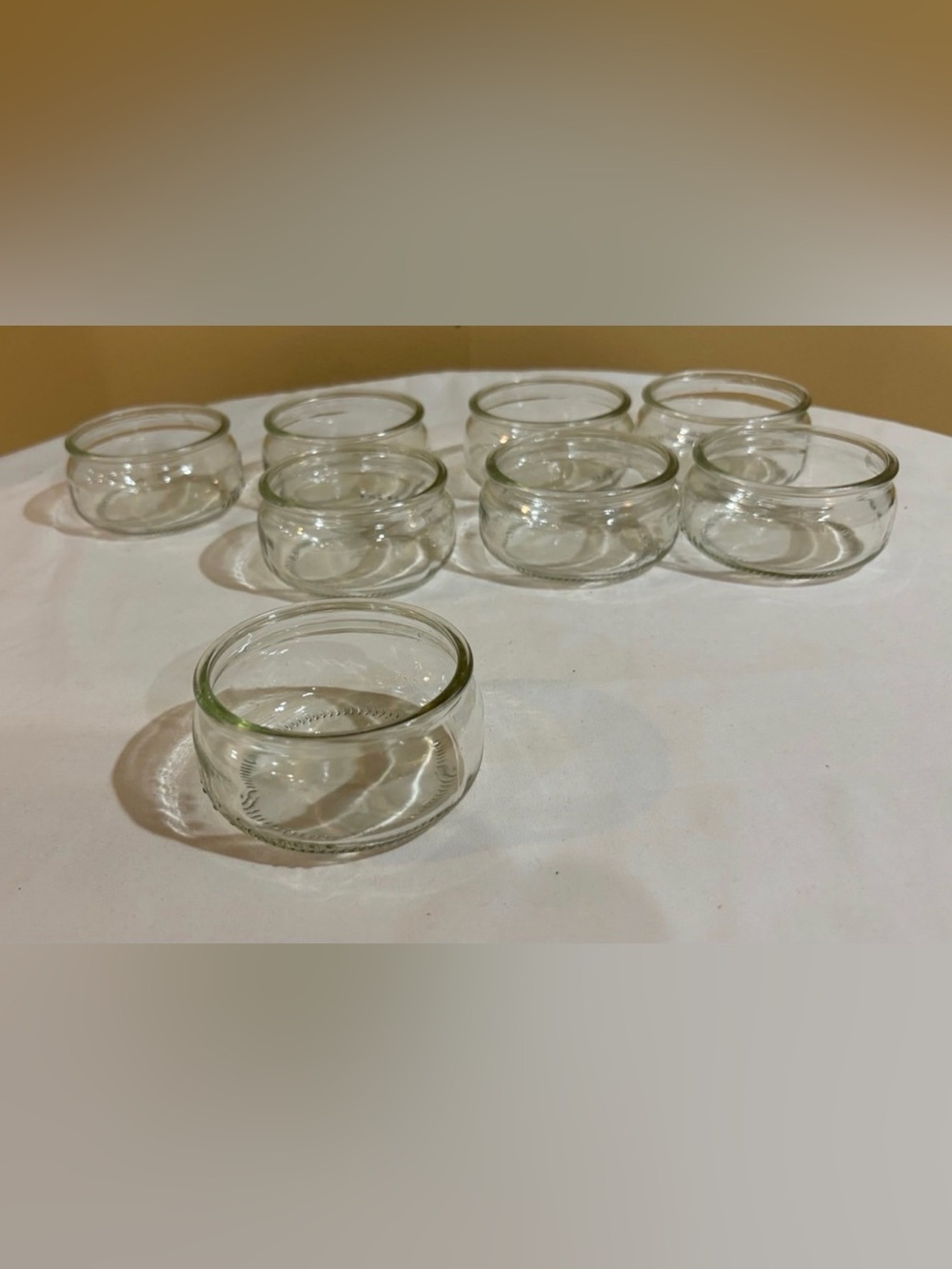 Clear Glasses For Dessert, Yogurt, Pudding . Set Of 8